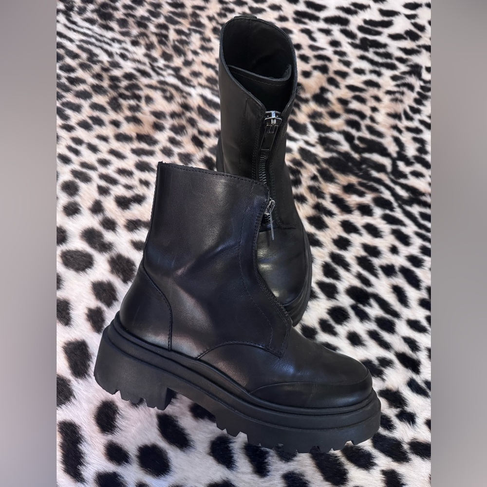 Thursday Boot Company Ryder Platform Zip Boots - Picture 6 of 7